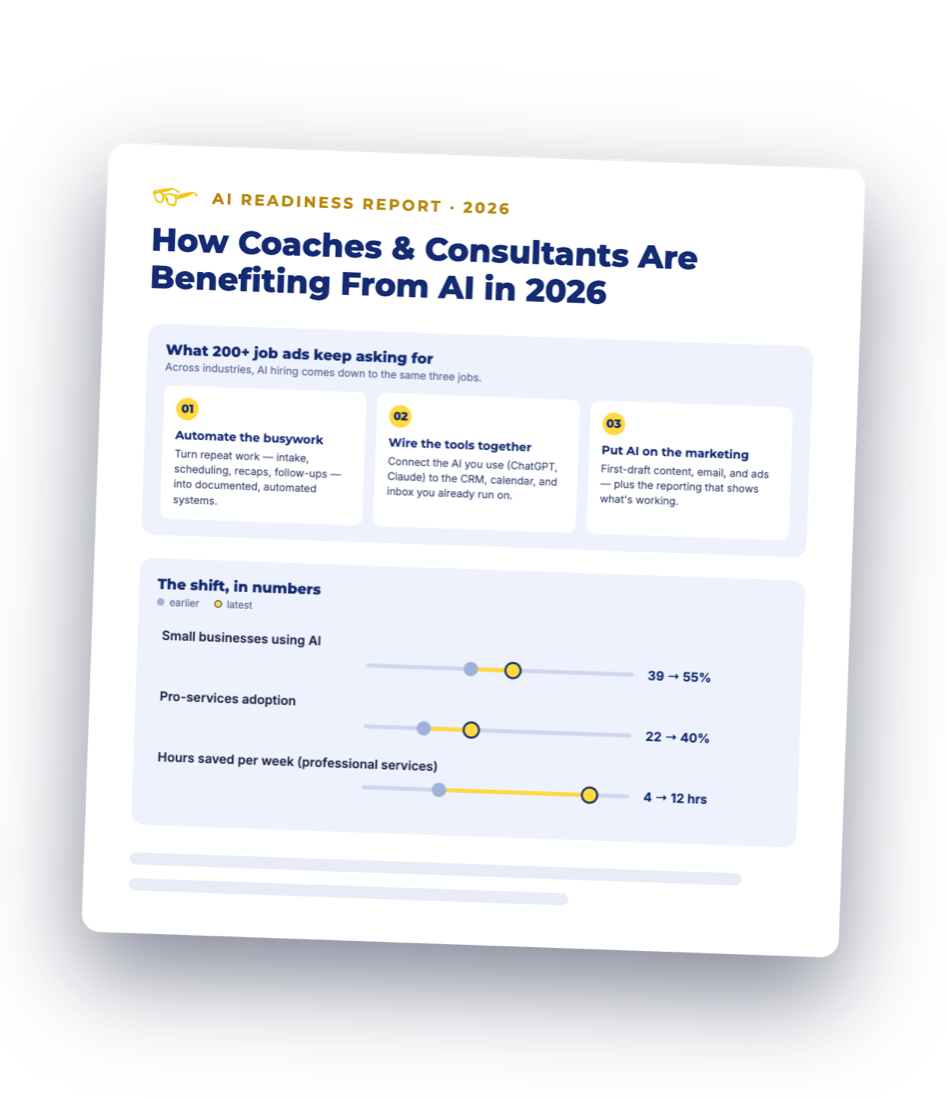 Preview of your free AI readiness report