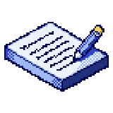 a sheet of paper and a pencil