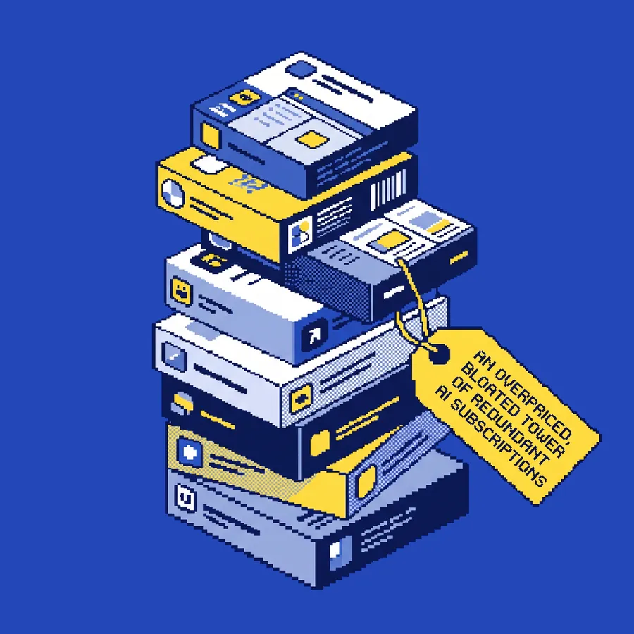 Pixel-art — the real cost of your AI tool stack
